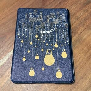 Kindle Case Navy And Yellow
